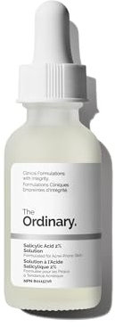 The Ordinary Salicylic Acid 2% Solution, Acne-Fighting Serum for Blemish-Prone Skin, 30ml