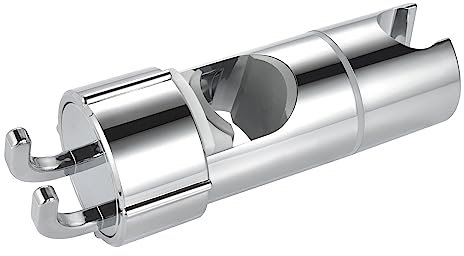 Lolypot Universal Soporte para Ducha Rotación de 360° Soporte Alcachofa Ducha Mano Soporte de Cabezal ducha para barra deslizante, 16~27mm de Diámetro Ajustable, Adecuado para Baño la Barra de Ducha