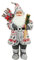 Figurine di Babbo Natale, Figure di Babbo Natale con Pacco Regali, Bambole di Babbo Natale in Piedi Collezione di Figurine Natalizie per Decorazioni Natalizie per Feste da Tavola, Bianco(45 cm)