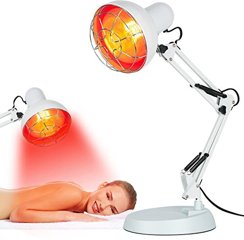 Cozion Lampada Infrarossi Riscaldante, 100W Lampada a Infrarossi Termica a Raggi Infrarossi Lampadas Luce Rossa per Uso Domestico