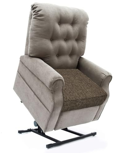 BUYUE Thickened Chair Lifting Cushion for Elderly 20 x 20 x 5, Original Woven Fabric High-Density Foam Recliner Chair Pad Couch Armchair Seat Cushion, Brown