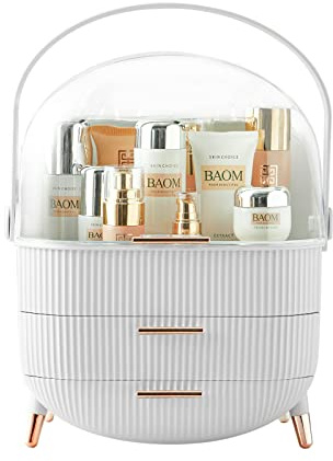 BTGGG MultiFunction Dustproof Makeup Organiser Cosmetic Box Gifts for Women