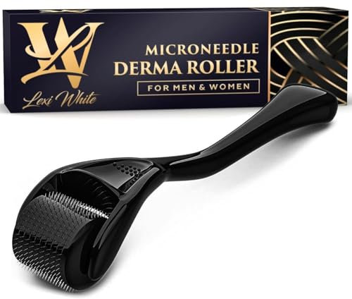 Dermaroller 1,5mm, Bartroller Microneedling für Haare, Derma Roller Haare Bart und Haut, für Männer und Frauen
