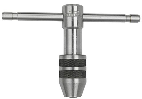 General Tools 164 Plain Tap Wrench, Capacity No. 0 to 1/4-Inch