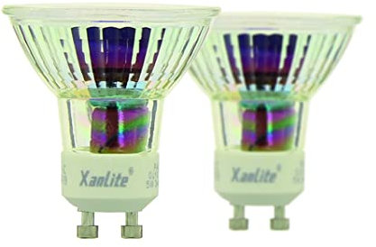 Set of 2 SMD LED spot bulbs, GU10 base, 345 Lumens, 35W equivalent, 4000 K, Neutral White