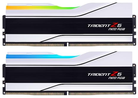 DIMM 48 GB DDR5-6400 (2X 24 GB) Dual-Kit (weiß, F5-6400J3239F24GX2-TZ5NRW, Trident Z5 NEO RGB)
