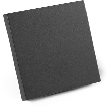 MC POWER Blindabdeckung Unterputz | Shallow | UP Abdeckung Blende Deckel ohne Rahmen, anthrazit