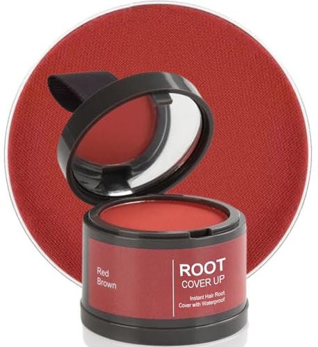 Hairline Enhance Powder - Instantly Cover Gray Hair Roots - Touch-Up, Thin Hair - Red Brown 4g