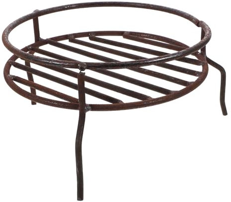 KONTONTY Wok-Rack dreibein-Grill transportabler Grill rescher Grill Roasting Rack grillkamin pfannenwender Outdoor-Wok-Halter Pfannenständer aus Metall wiederverwendbarer Wokhalter Eisen