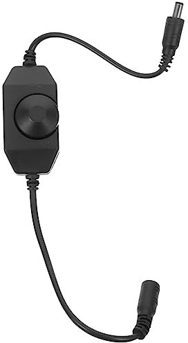 HOMSFOU Dimmer Per Strisce Led Manopola Rotante, Regolatore Di Luminosità Per Lampade Led Unidirezionale, Controller Compatto Per Luci Interne Ed Esterne