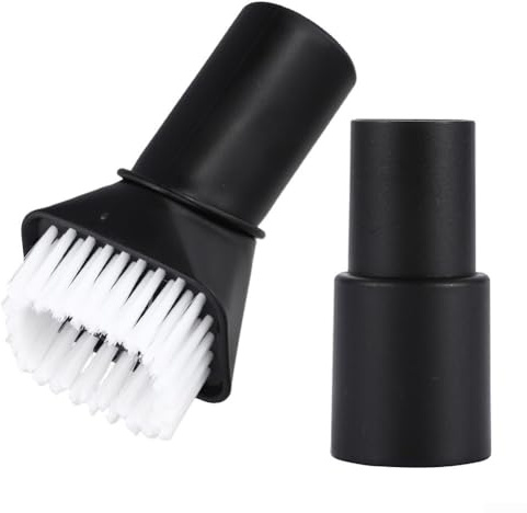 Set di spazzole a ventosa per aspirapolvere Karcher serie WD per modelli WD 2 3 4 5, include spazzole a setole dure e morbide con adattatore da 32 a 35 per tappezzeria e moquette (bianco)