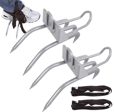 Ensemble de Crampons pour Escalade sur les Arbres | Lot de 2 Griffes d'escalade - Équipement de sécurité avec absorption des chocs pour activités d'été Randonnée Observation Récolte de Fruits