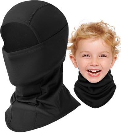 MRUN BONE Kinder Sturmhaube Winter, Sturmmaske Winddicht, Kinder Balaclava Warm, Ski Mask für Jungen Mädchen, Gesichtshaube für Radfahren, Skifahren und Wandern