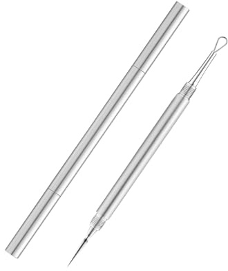 Outil d'expression des boutons, tire-comédons en acier inoxydable, aiguille lancette, acné, tire-comédons, tire-comédons, tire-comédons, extracteur de points noirs, aiguille pour extracteur de
