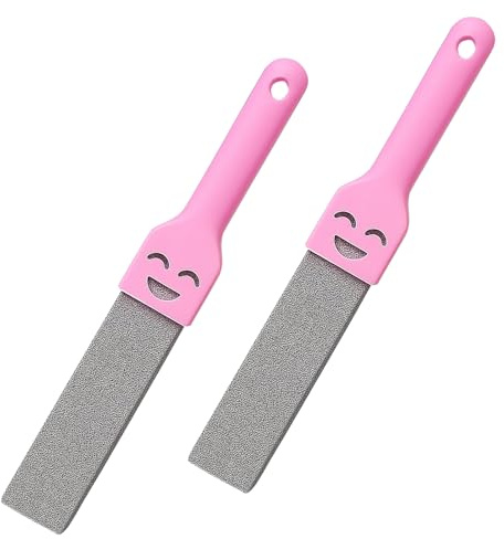 2 PCS Pumice Stone for Toilet Bowl Cleaning, Pumice Stone for Cleaning, for Bathroom, Limescale, Rust, Calcium(Pink)