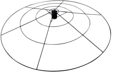 CATRAL - Aro Parasol para Sombrilla Sunprotect Ring, Accesorio de Sujeción para Manto de Esparto 2 M