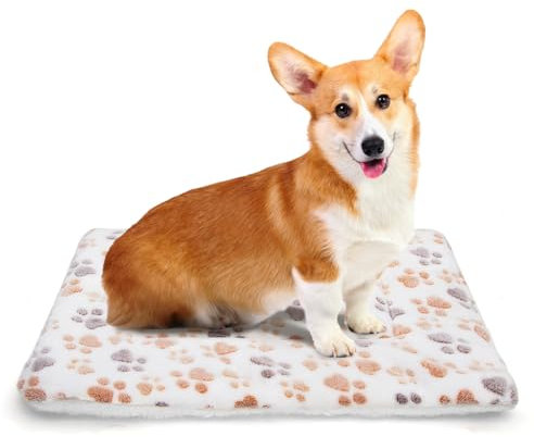 Nobleza Hundematte, Hochwertige Flanell Fleece Hundebetten Softe und Warme, Hand Waschbare und Maschinenwaschbare Verdickte Haustiermatten, Hundedecke für Katzen und Hunde 70 × 55 cm