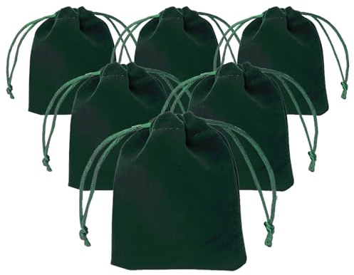 TOPTIE 50 Piezas Bolsitas de Tela Pequeñas, Bolsas de Regalo de Terciopelo con Cordón, Saquitos de Tela para Joyas, Detalles Boda, Navidad y Fiesta