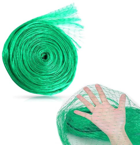 2 Pack Garden Netting 2m x 10m Heavy Duty Garden Mesh for Plants, Fruit, Veg & Pond Protection Netting Cover, Bird & Cat Proof Fine Mesh Garden Fence Net, Garden Accessories - Sold by ANGIX