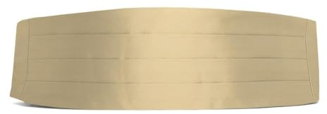 tiemart Light Champagne Cummerbund