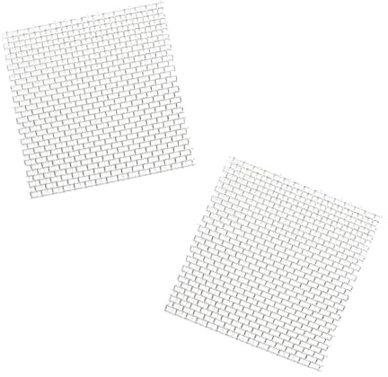 Alnicov 10 Piezas de Malla de Alambre para pecera de Acuario, Red de Musgo, Red de Acero Inoxidable 304 para Plantas de Acuario, Adecuada para peceras de Acuario (7x7 cm)