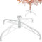 ZALAON Christmas Tree Base Stand, 40CM White Artificial Tree Bracket Metal for 4ft 5ft 6ft Christmas Tree