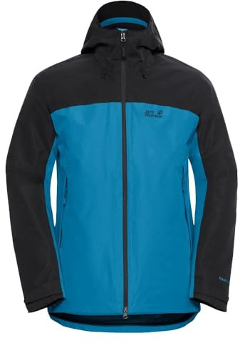 Jack Wolfskin Herren Wild Places 3in1 Jkt M, Aurora Blue, 3XL EU