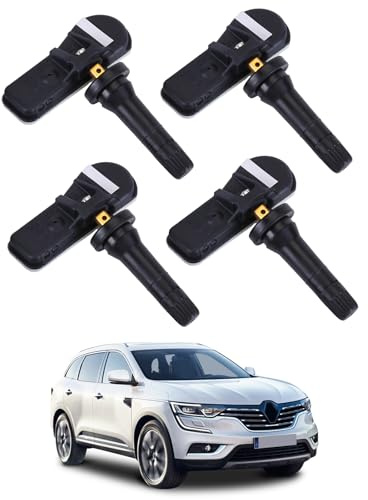 LICHENGTAI 4 unidades TPMS sensor de presión de neumáticos compatible con Renault Dacia Smart Opel RDKS 407005642R Sistema de control de presión de neumáticos