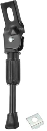 HARFINGTON Hinterradständer für 16-Zoll-Räder, Karbonstahl, einseitiger Kickständer mit Schraube, Heckhalterung, Fahrradstützträger, Schwarz