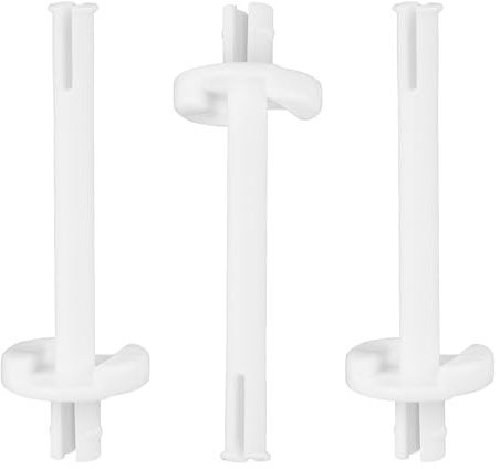 3 pezzi porta bobine per macchina da cucire, supporto per filo da cucito, macchine da cucire, matite bobine bianche 6 x 2 cm, accessori per asse filo di ricambio in plastica resistente, adatto per