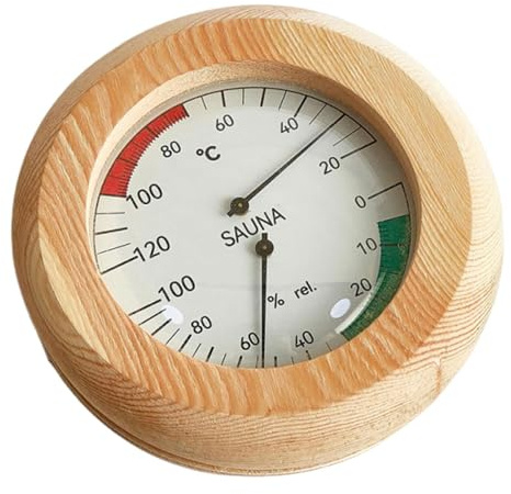 kowaku Thermomètre et Hygromètre de Sauna 2 En 1 Résistant Aux Hautes Températures (20-120 °C)