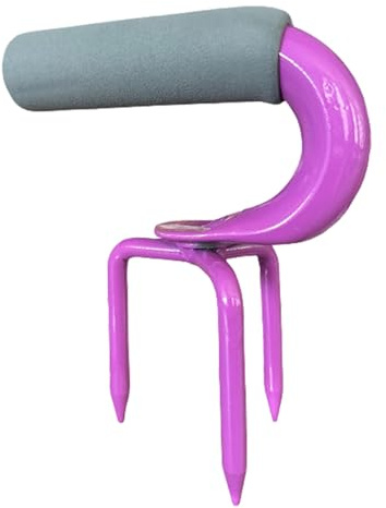 Coltivatore manuale per terreno con punte Manico ergonomico ammortizzante per una preparazione efficiente del letto da giardino in acciaio al carbonio coltivatore manuale