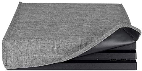 eXtremeRate Cover Console Copertura Antipolvere per ps4 Pro Protezione Protettiva Coperchio Impermeabile Orizzontale per ps4 Pro Console(Grigio)