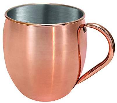 Oggi Jumbo Stainless Steel Moscow Mule Mug- 102oz Copper Plated Moscow Mule Cup, Cocktail Cart & Home Bar Accessories, Moscow Mule Mugs Make Great Gifts