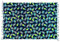 Pareo Sarong Tuch Damen - Wickelrock Strand - Strandtuch Blickdicht als Wickeltuch oder - Handtuchkleid und Wickelkleid Damen - Handarbeit aus Fair Trade Herstellung Batik Blau Blume