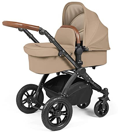 Ickle Bubba Stomp Luxe Kinderwagen 3 in 1 All-in-One Reisesystem mit Isofix Basis - Kombikinderwagen Komplettset modern mit i-size Autositz - Kombi Reise Kinder-Baby-Wagen Set