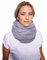 Scandi Linen Musselin Loop Schal Damen, Schlauchschal, Schlauchschal Damen, Musselin Schal Damen, Loop Schal Damen Sommer Leicht, Loop Schal (Grau)
