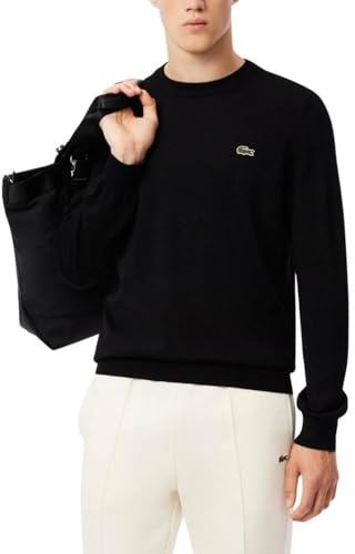 Lacoste Pull Homme AH3225 A-I 2024, Noir , 6