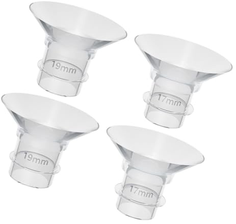 HONITANO 4 pièces Kit de Inserts Silicone pour Bride de Tire Lait Accessoires de Rechange pour Pompe à Lait Portable et Surface et Confortable pour Allaitement Sécurisé