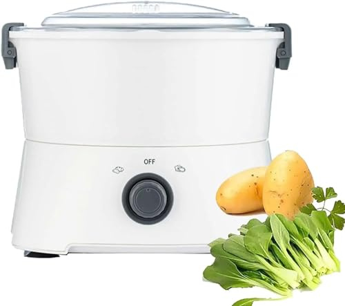 Pelador eléctrico de papas, funcionamiento automático con un solo botón, seguro y eficiente para uso doméstico y comercial, ideal para pelar patatas, peras y manzanas