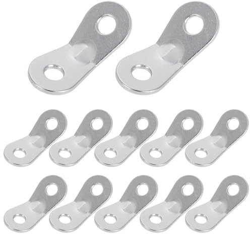 POPETPOP 12 Stück Aluminiumlegierung Abspannleinen Spanner Verstellbare Zeltseil Befestigung Leichter Outdoor Zeltzubehör für Camping und Wandern
