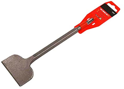 Dapetz ® SDS+ Plus - Martillo giratorio de cincel de 75 mm de ancho para mampostería, yeso, suelo, pared, azulejos, 250 mm de largo, compatible con todos los martillos SDS y SDS Plus