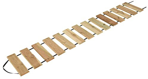 vidaXL Kiefernholz Imprägniert Terrassendielen Rolle Verrottungsfest Rollweg Gartenweg Holztritte Holzweg Gehwegplatten Holz Lärche 50x300cm
