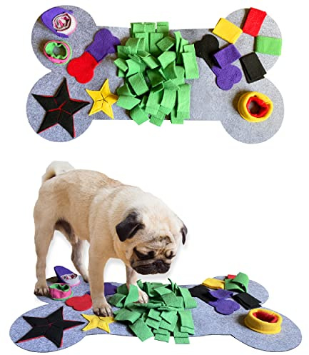 Guau PAWS Alfombra De Entrenamiento Olfativa para Perros. Juguete Interactivo para La Inteligencia De Tus Mascotas. El Mejor Juego De Comida para Tu Perro.