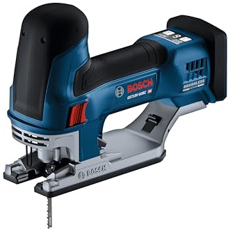 BOSCH GST18V-60BCN 18V Brushless Connected Barrel-Grip Jig Saw, 3,800 SPM, LED Light, Tool-free Blade Change (Bare Tool)