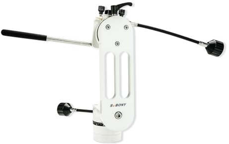 SVBONY SV225 - Montura altazimutal, de ángulo, Ajustable, Capacidad de Carga 10 kg, Estructura Hueca CNC, Ajuste Fino, Accesorios de telescopio con Engranaje de Velocidad Variable