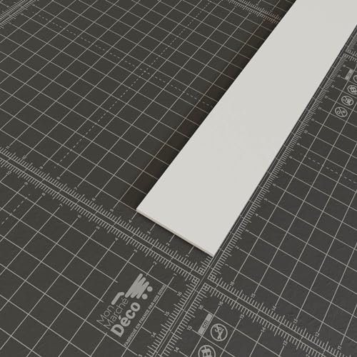 Profil Plat PVC 40 mm - Longueur 2.60 m - Lot de 5