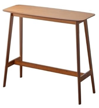 Bartabeller Modernt högbent köksmatbord Enkelt balkongbord i trä for fritidsaktiviteter Bar Bordets Högbord(Medium)