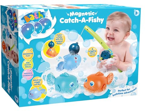 Bath Pop Magnetic Catch A Fishy - Floating Game Baby Bath Toy
