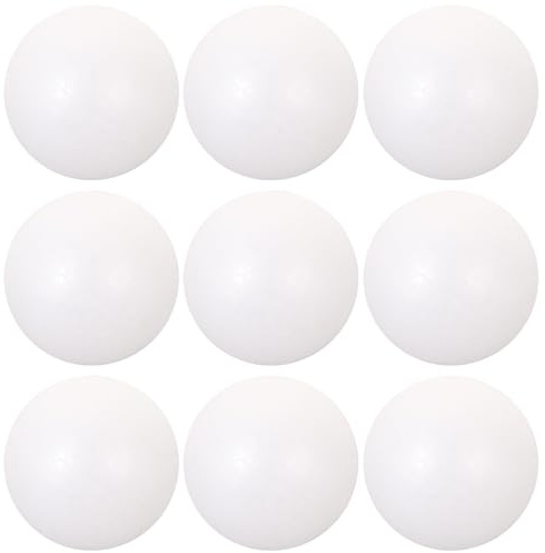 24pcs Round Foam Balls for Christmas Decoration Shatterproof Hanging Balls for Tree Party Wedding Decor White Craft Ornaments for Indoor Outdoor Use